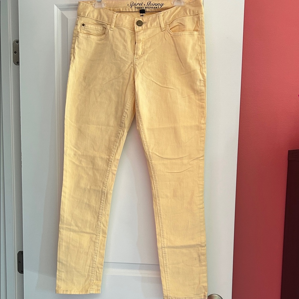 Tommy Hilfiger Light Yellow Spirit Skinny Jeans